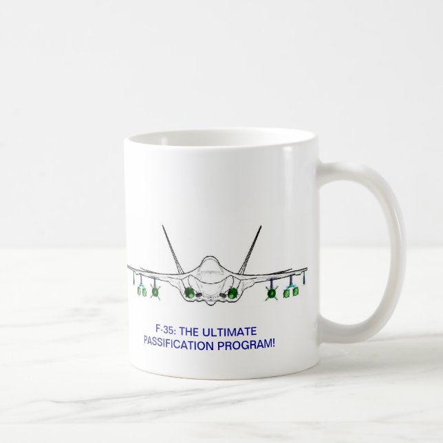 TAZA DE CAFÉ F-35: ÚLTIMO PROGRAMA DE PASSIFICATION (Derecha)