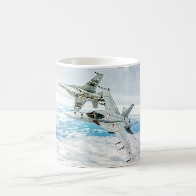 TAZA DE CAFÉ F/A-18E SUPER HORNET (Centro)
