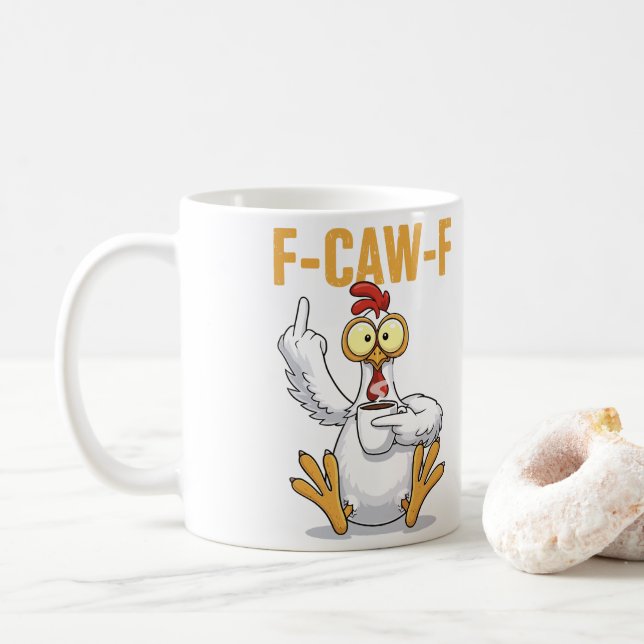 TAZA DE CAFÉ F-CAW-F (Con donut)