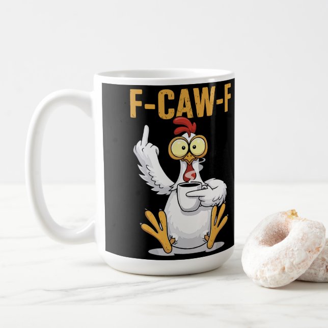 TAZA DE CAFÉ F-CAW-F (Con donut)