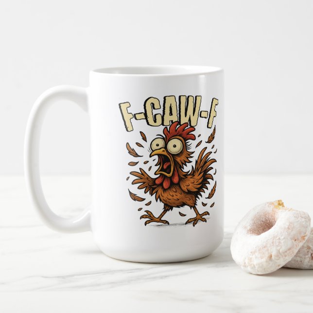 TAZA DE CAFÉ F-CAW-F (Con donut)