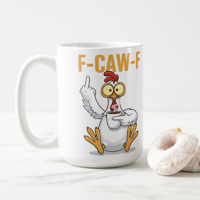 TAZA DE CAFÉ F-CAW-F (Con donut)