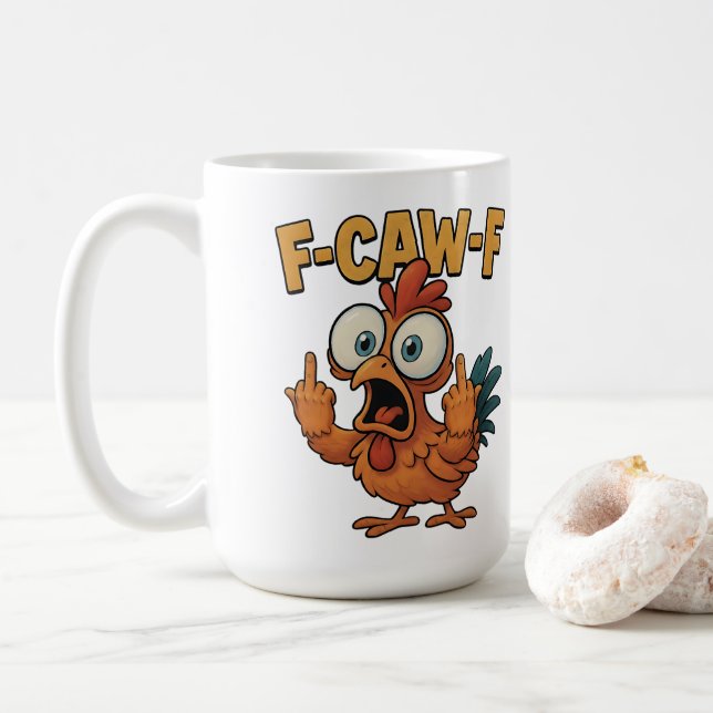 TAZA DE CAFÉ F-CAW-F (Con donut)