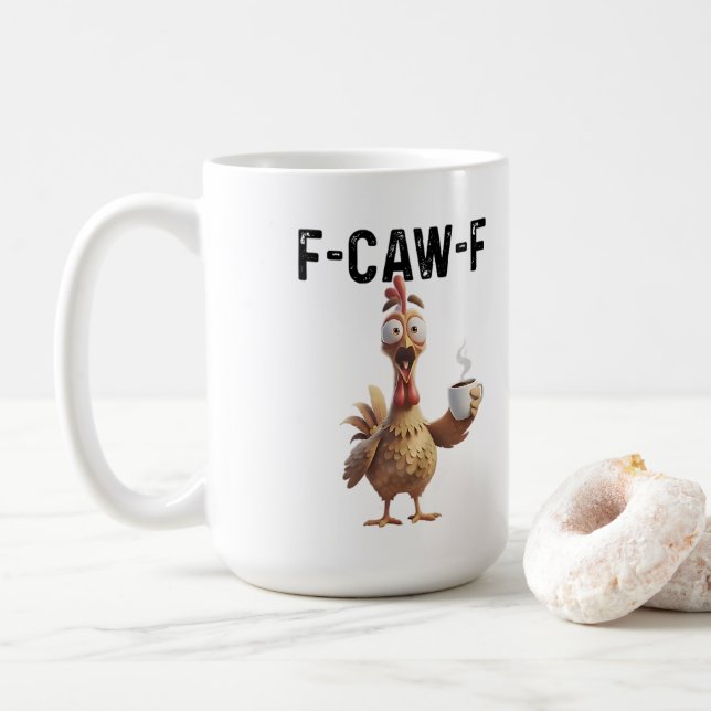 TAZA DE CAFÉ F CAW F (Con donut)