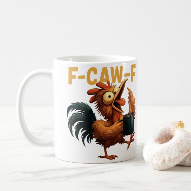 TAZA DE CAFÉ F-CAW-F (Con donut)