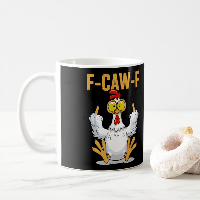 TAZA DE CAFÉ F-CAW-F (Con donut)