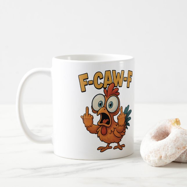 TAZA DE CAFÉ F-CAW-F (Con donut)