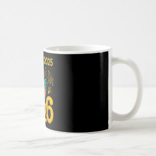 Taza De Café F-caw-f 2025 Feliz Año Nuevo 2026 Gallo Divertido