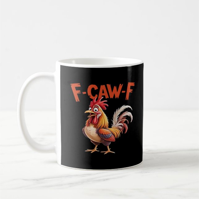 Taza De Café F-Caw-F Chicken Classic Creative Style (Izquierda)