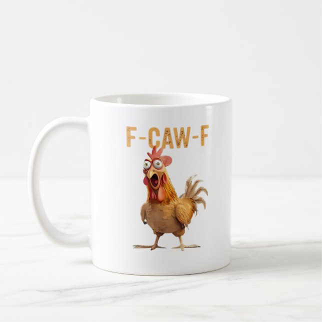 Taza De Café F-Caw-F Classic Retro Style (Izquierda)
