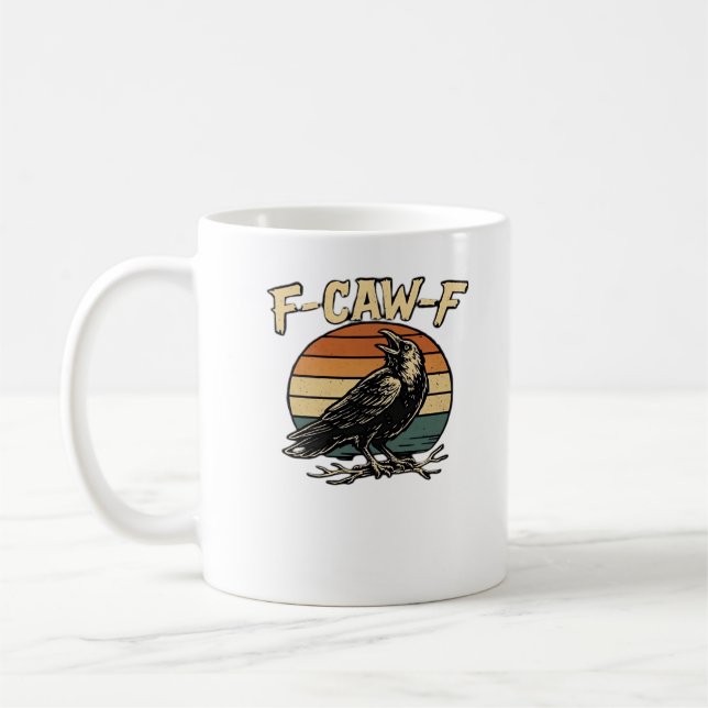 Taza De Café F-Caw-F Classic Vintage Art (Izquierda)