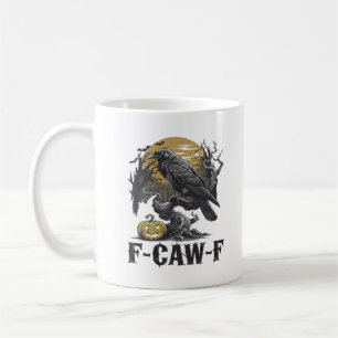 Taza De Café F-Caw-F Diseño Mínimo Clásico