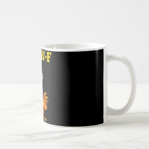 Taza De Café F-caw-f divertida cita de humor de pollo gallo mem