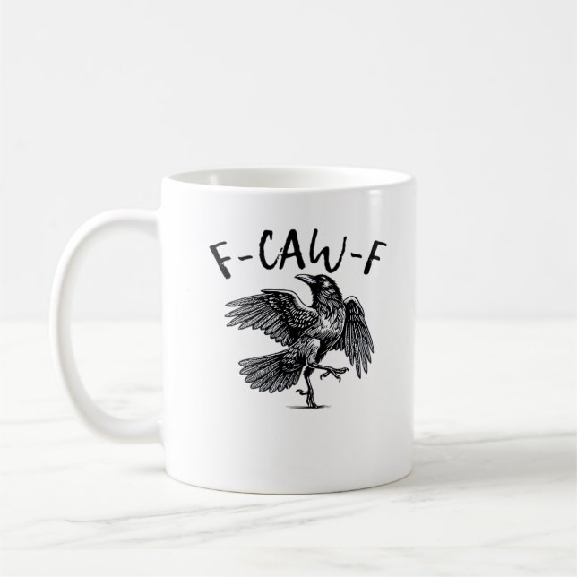 Taza De Café F Caw F Essential Classic Aesthetic (Izquierda)