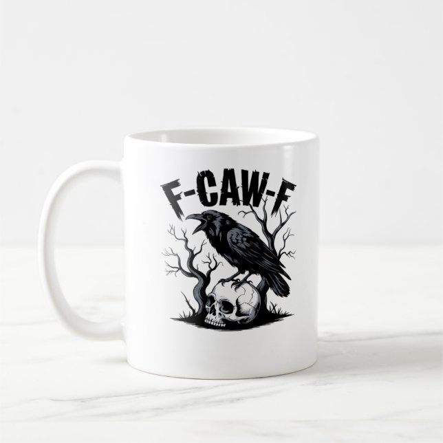 Taza De Café F Caw F Essential Minimal Clean Design (Izquierda)