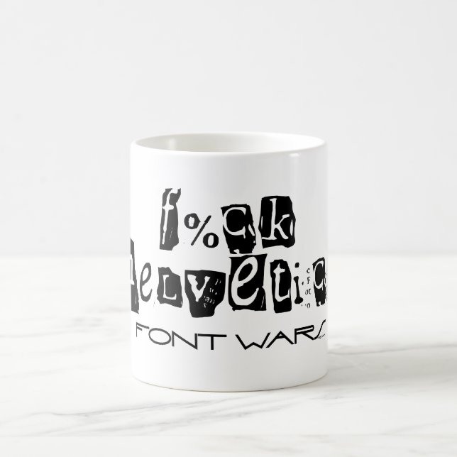 Taza De Café F%ck Helvetica Mug (Centro)