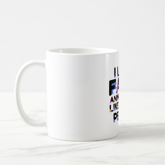 Taza De Café F es para Granja Animal (Izquierda)