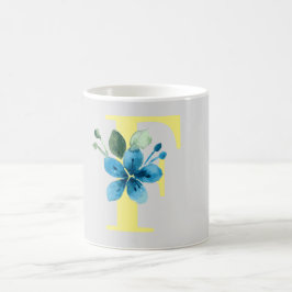 TAZA DE CAFÉ 'F' INICIAL