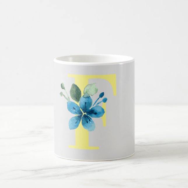 TAZA DE CAFÉ 'F' INICIAL (Centro)