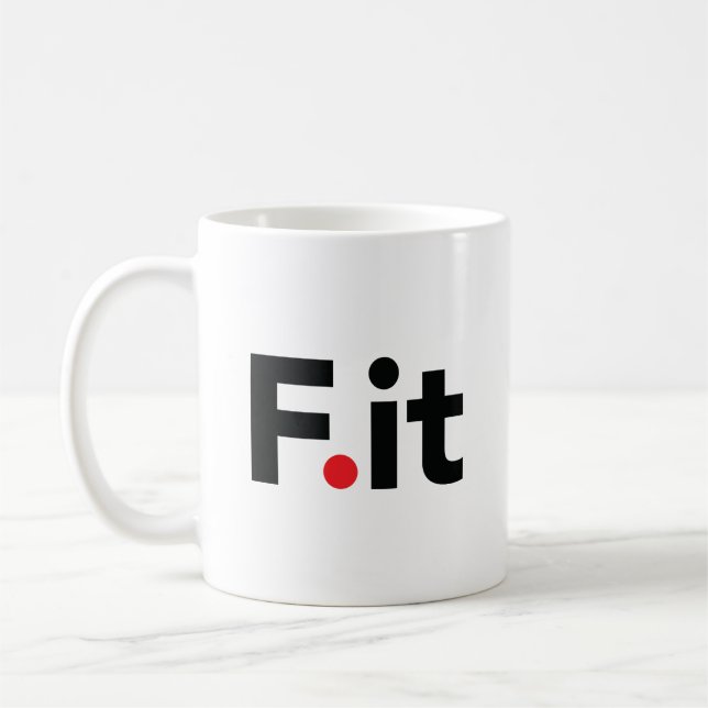 Taza De Café F It Anti Fitness Cita (Izquierda)