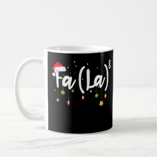 Taza De Café Fa (La) 8 Navidades de Santa Hat Music Teacher Paj