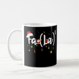 Taza De Café Fa (La)8 Navidades divertidos Santa Fa La Math Chr