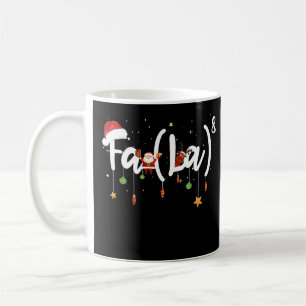 Taza De Café Fa (La)8 Navidades divertidos Santa Fa La Math Chr