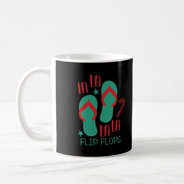 Taza De Café Fa-La-Flip-Flops Coffee Mug (Izquierda)