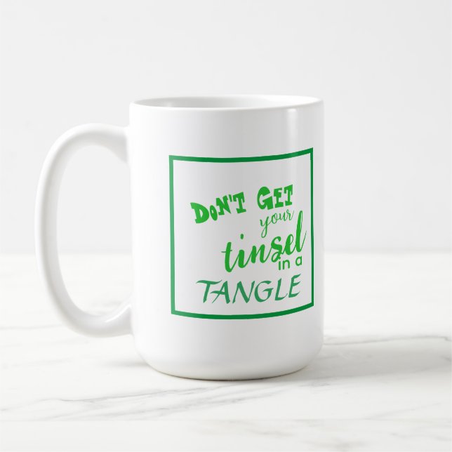 Taza De Café Fa La La Árbol (Izquierda)
