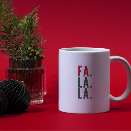 Taza De Café Fa La La, bebida festiva