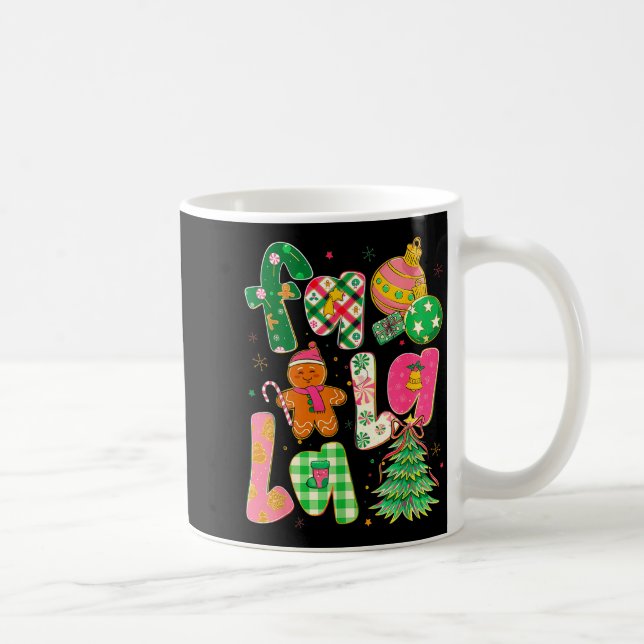 Taza De Café Fa La La Coquette Christmas Gingerbread Tree  (Derecha)