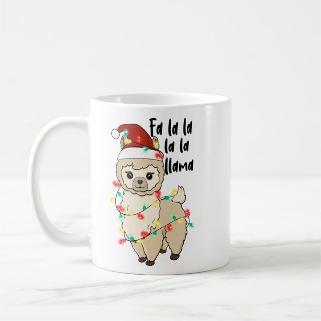 Taza De Café Fa La La La Llama (Izquierda)