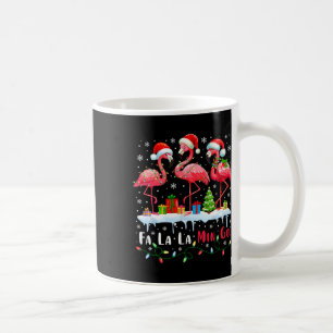 Taza De Café Fa La Mingo Flamingo Navidades Tropical Xmas Tr