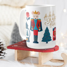 Fa La Oh Qué Navidades Divertidos Caracteres Nutcr
