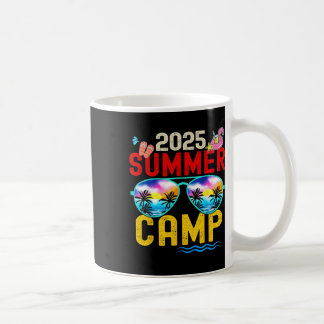 Taza De Café Fa Retro 2025 Campamento de Verano Vacaciones Camp
