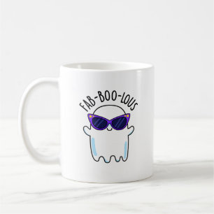 Taza De Café Fab-Boo-Lous Funny Ghost Pun