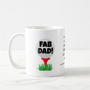 Taza De Café "¡FAB DAD!" Café del Día del Padre para papá de Go