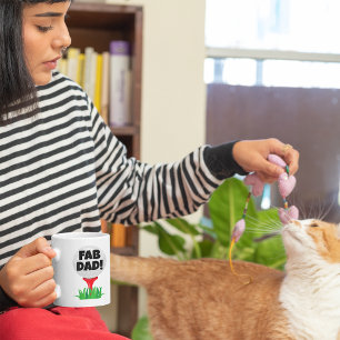 Taza De Café "¡FAB DAD!" Café Mug del Día del Padre Golfer