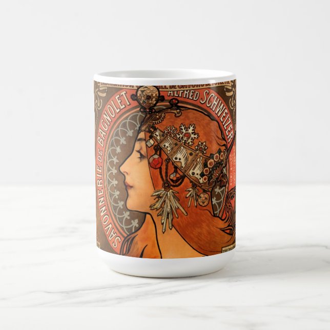 Taza De Café Fábrica de jabón de Bagnolet - Alfonso Mucha (Centro)
