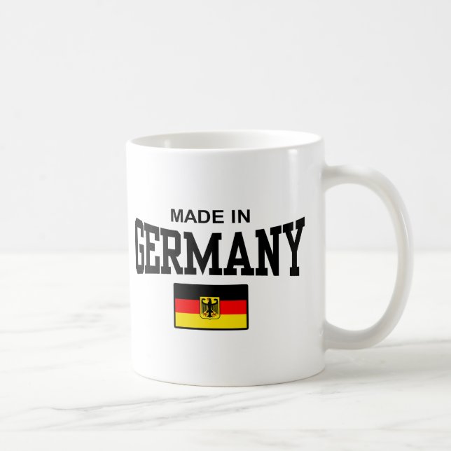 Taza De Café Fabricado En Alemania (Derecha)