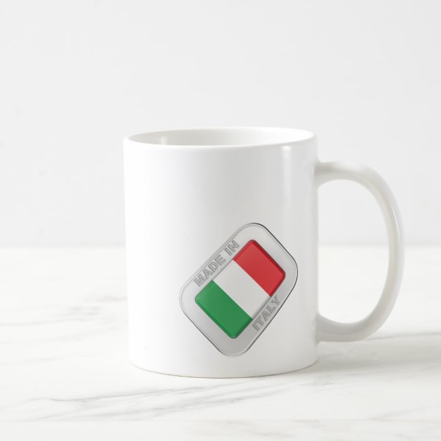 Taza De Café Fabricado en Italia (Derecha)