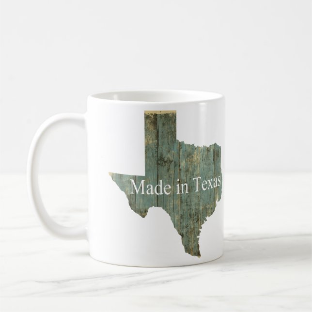 Taza De Café Fabricado en Texas para preparar té y chocolate (Izquierda)