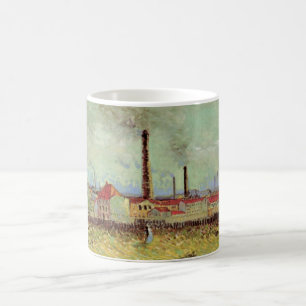 Taza De Café Fábricas en Asnieres por Vincent van Gogh