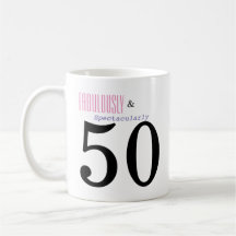 Taza de café Fabulosa y Cincuenta