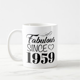 Taza De Café Fabuloso desde 1959 cumpleaños número 60