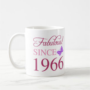 Taza De Café Fabuloso desde 1966 Cumpleaños 60
