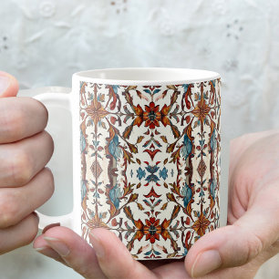 Taza De Café Fabuloso otoño y tafetán azul