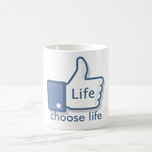 Taza De Café Facebook tiene gusto de los Pulgares-Para arriba