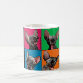 Taza De Café Facebuilding (gatito de Sphynx)