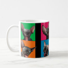 Taza De Café Facebuilding (gatito de Sphynx)